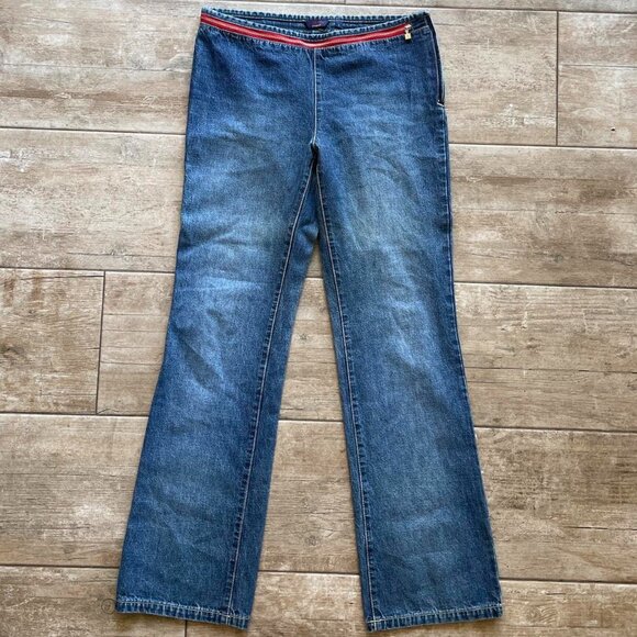 Women's Blue and Navy Jeans - Picture 1 of 4